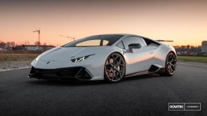 Lamborghini Huracan EVO by Novitec Rosso on Vossen Wheels (NL4) 2020 года 